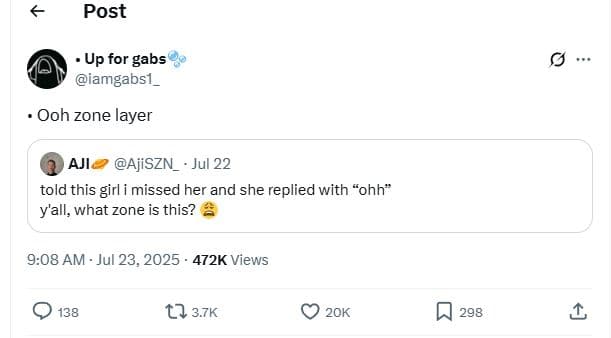 Post up for gabs iamgabsi _ ooh zone layer aji ajiszn jul 22 told this girl miss