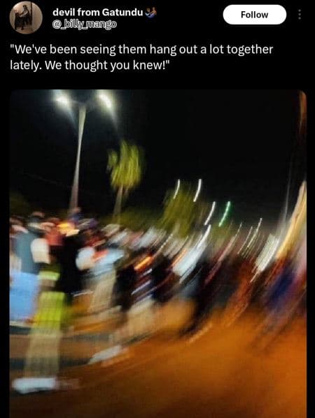 Devil from gatundu pllymango follow we've been seeing them hang out alot togethe