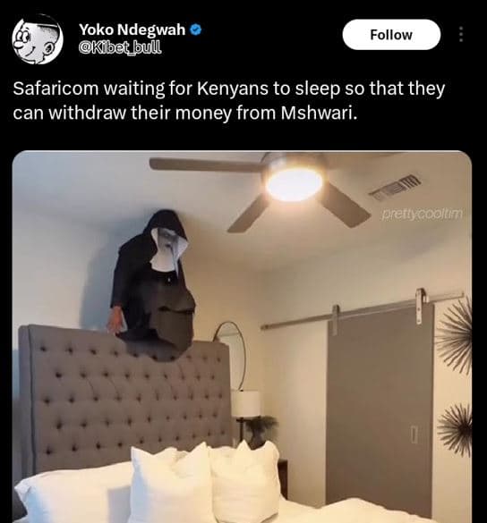 Yoko ndegwah kbetbull follow safaricom waiting for kenyans to sleep so that they
