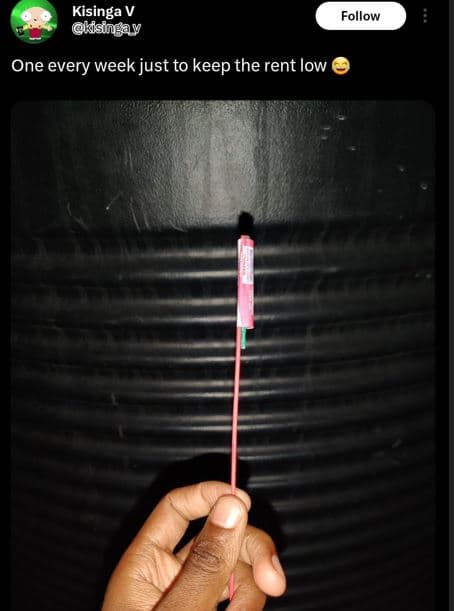 Kisinga v ksingay follow one every week just to keep the rent low