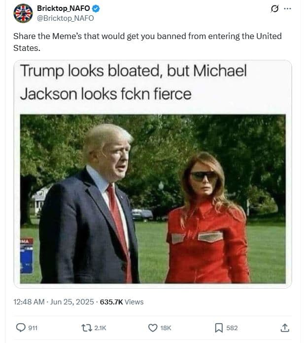 Bricktop_nafo bricktop_nafo share the meme's that would get you banned from ente