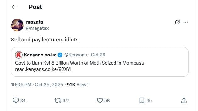 Post magata magatax sell and pay lecturers idiots kenyans.co.ke kenyans oct 26 g