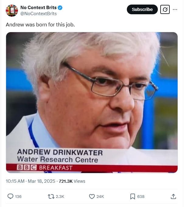 No context brits nocontextbrits subscribe andrew was born for this job andrew dr