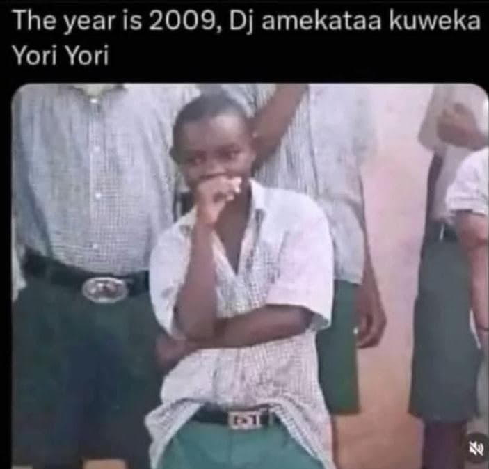 The year is , dj amekataa kuweka yori yori