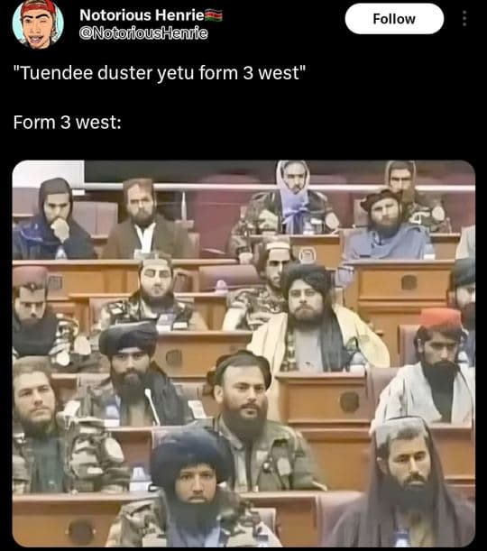 Notorious henrie notorioushanrie follow tuendee duster yetu form 3 west form 3 w