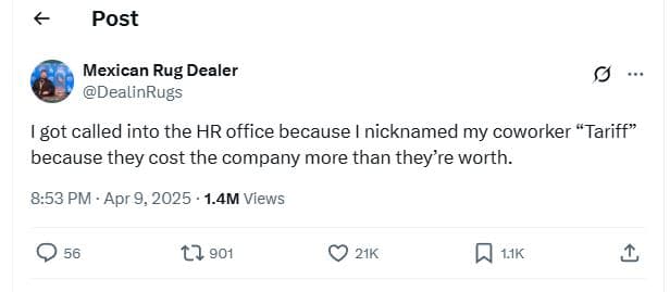 Post mexican rug dealer dealinrugs got called into the hr office because nicknam