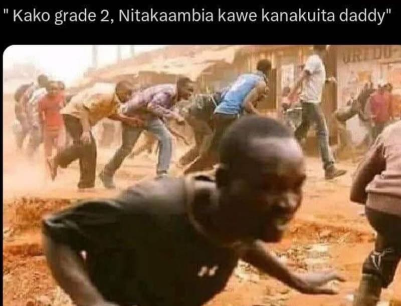 Kako grade 2, nitakaambia kawe kanakuita daddy'