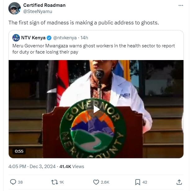 Certified roadman steenyamu the first sign of madness is making a public address