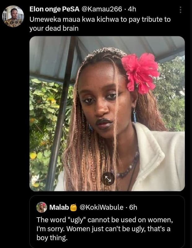 Elon onge pesa kamau266 4h umeweka maua kwa kichwa to pay tribute to your dead b