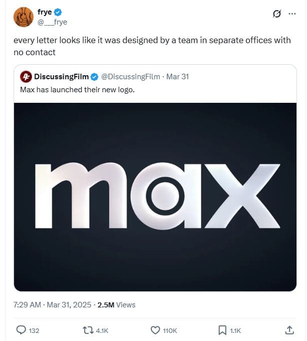 Frye frye every letter looks like it was designed by a team in separate offices