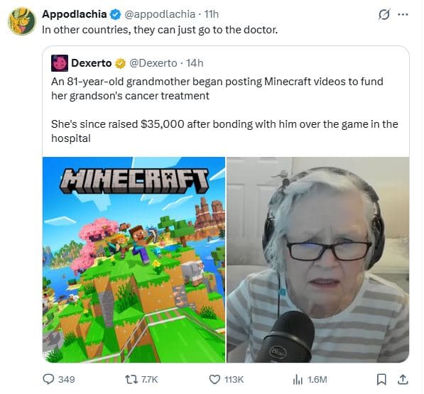 Appodlachia appodlachia i1h in other countries they can just g0 to the doctor. d