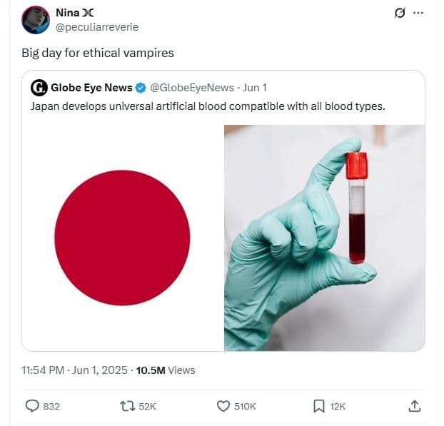 Nina peculiarreverie big day for ethical vampires globe eye news globeeyenews ju