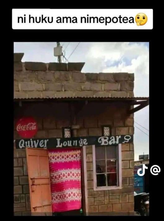 Ni huku ama nimepotea cagela quiver lounge bar ? 0