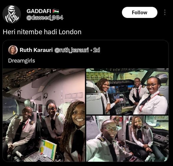 Gaddafi daweed004 follow heri nitembe hadi london ruth karauri udh_karaur 2d dre