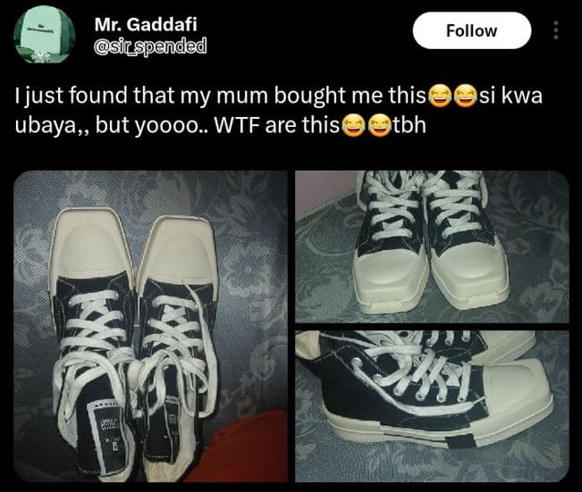 Mr. gaddafi sirspended follow ijust found that my mum bought me this ubaya, but