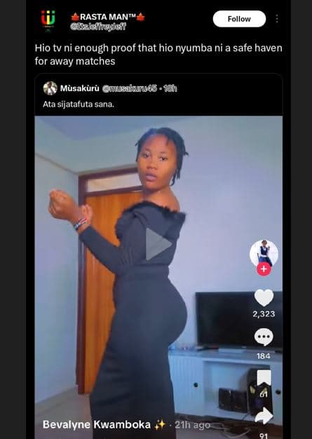 Rasta mant guslelfnespen follow hio tv ni enough proof that hio nyumba ni a safe