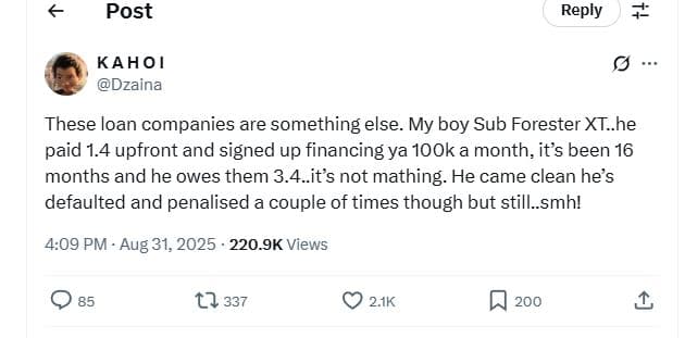 Post reply 7 kahoi dzaina these loan companies are something else. my boy sub fo