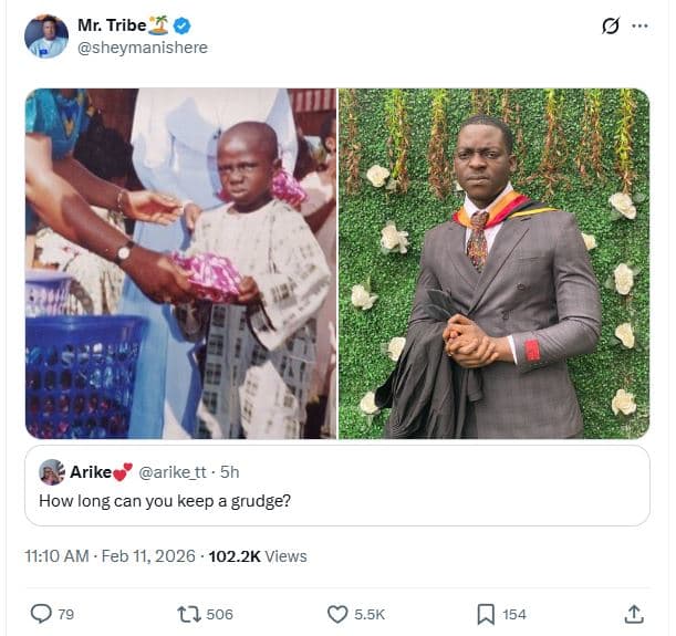 Mr. tribe sheymanishere arike arike_tt 5h how long can you keep a grudge? 11.10