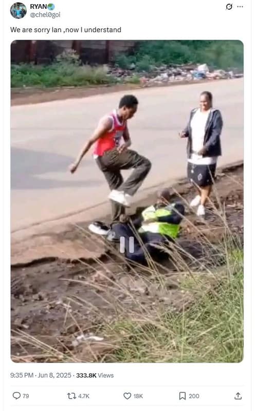 Ryan chelogoi we are sorry lan ,now understand 9.35 pm jun 8, 333.8k views o z9