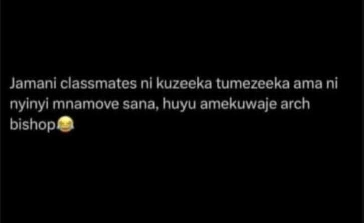 Jamani classmates ni kuzeeka tumezeeka ama ni nyinyi mnamove sana, huyu amekuwaj