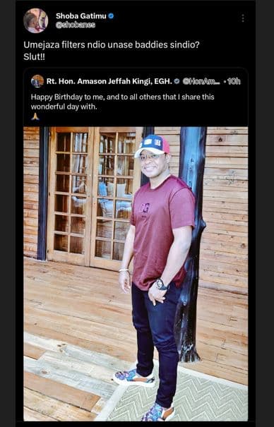 Shoba gatimu gshocanas umejaza filters ndio unase baddies sindio? slutu rt.hon.