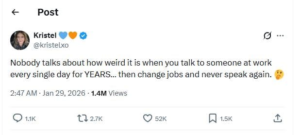 Post kristel kristelxo nobody talks about how weird it is when you talk to someo