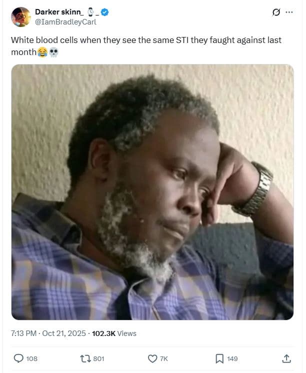 Darker skinn_ iambradleycarl white blood cells when they see the same sti they f