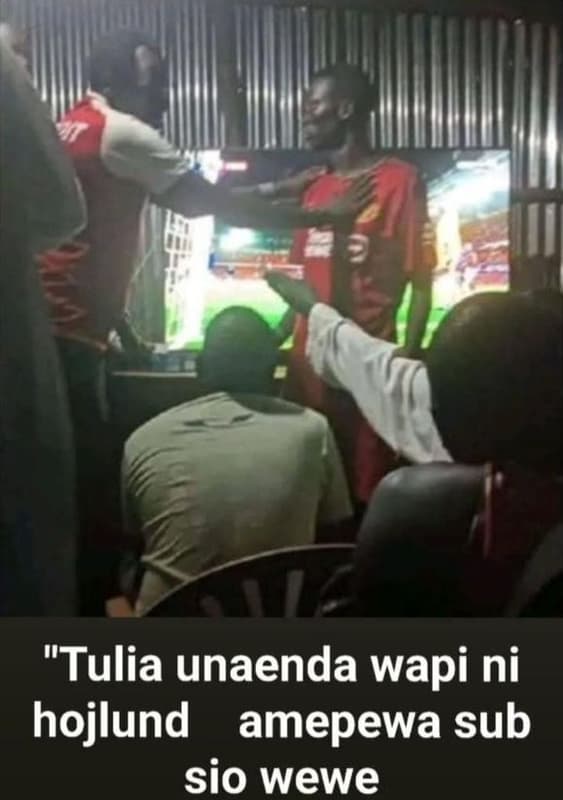 Tulia unaenda wapi ni hojlund amepewa sub sio wewe