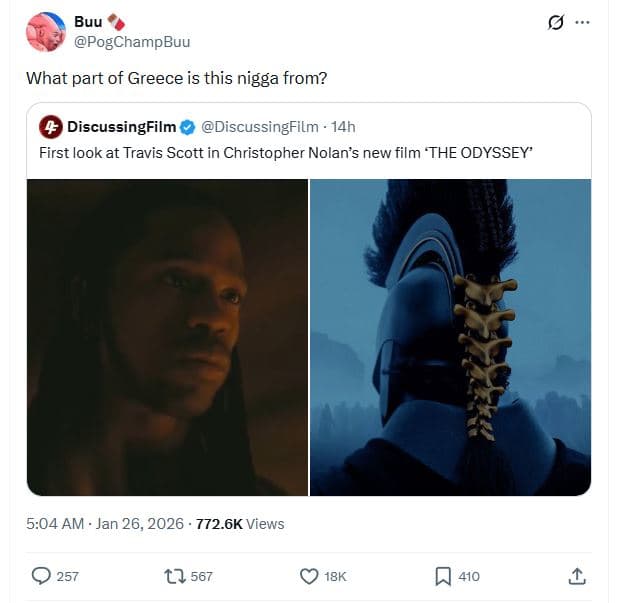 Buu pogchampbuu what part of greece is this nigga from? discussingfilm discussin