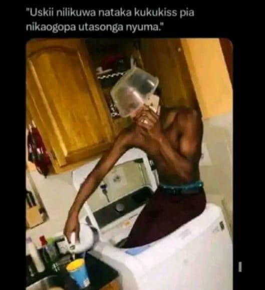 Uskii nilikuwa nataka kukukiss pia nikaogopa utasonga nyuma