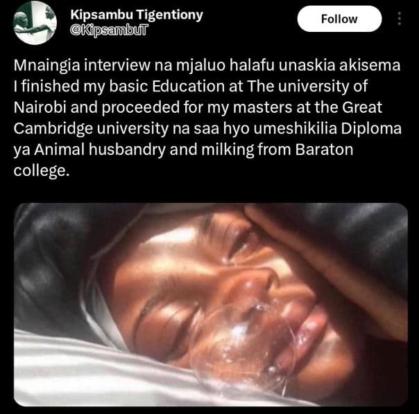 Kipsambu tigentiony kipsambur follow mnaingia interview na mjaluo halafu unaskia