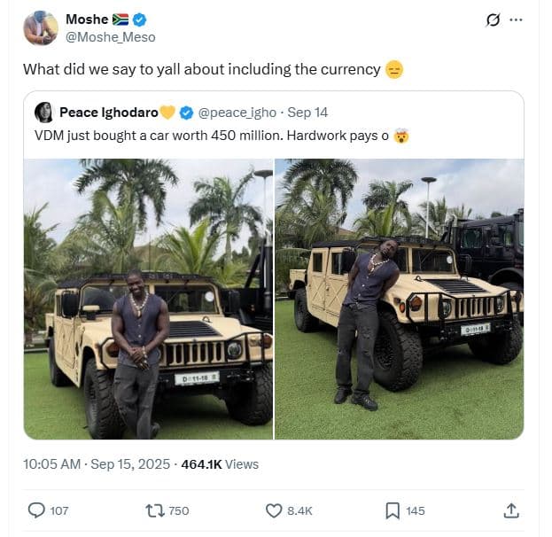 Moshe moshe_meso what did we say to yall about including the currency peace igho