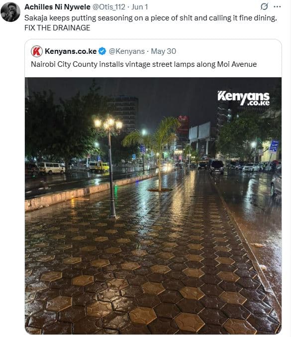 Achilles ni nywele otis_112 jun 1 sakaja keeps putting seasoning on a piece of s