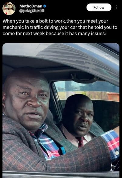 Methodman polakieanl follow when you take abolt to work,then you meet your mecha