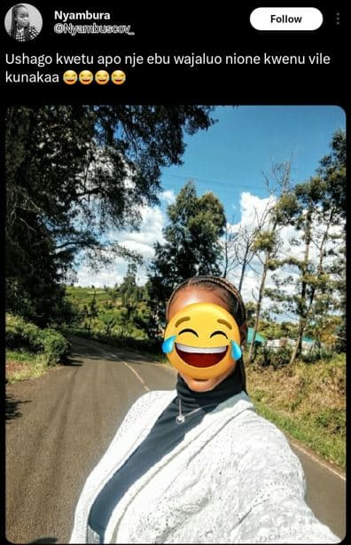 Nyambura nyai busoo_ follow ushago kwetu apo nje ebu wajaluo nione kwenu vile ku