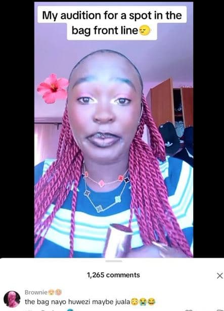 My audition for a spot in the bag front line 1,265 comments brownie the bag nayo