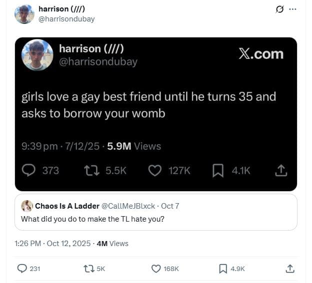 Harrison iii harrisondubay harrison ii harrisondubay x.com girls love a gay best