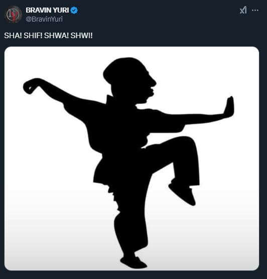 Bravin yuri bravinyuri sha! shif! shwa! shwi!