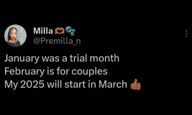 Milla premilla_n january was a trial month february is for couples my will start