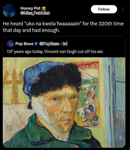 Honey pot msspaticiah follow he heard uko na kwela fwaaaaain for the 32oth time